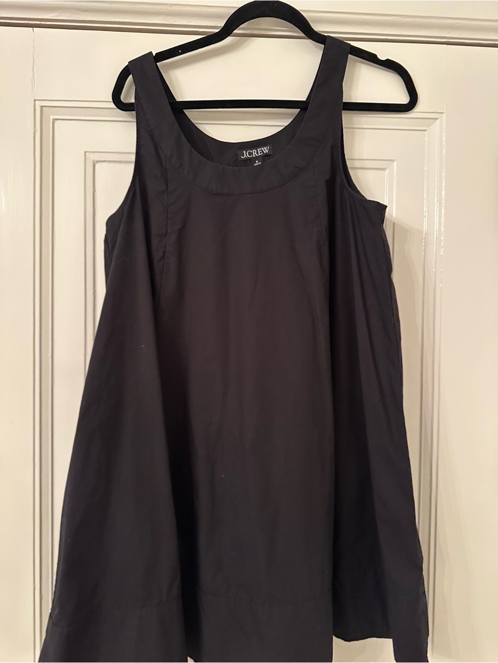 J. Crew Black Sleeveless A-Line Dress